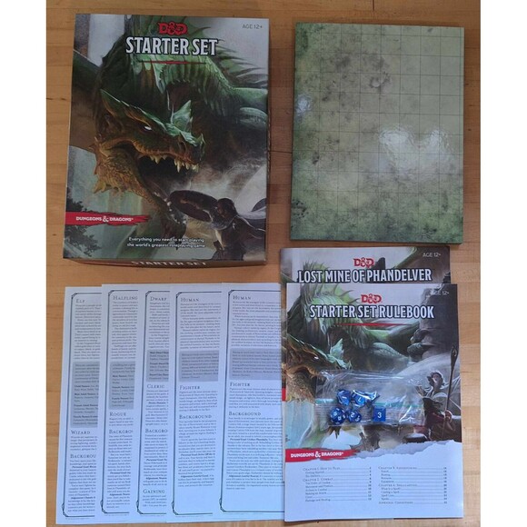 Dungeons & Dragons Starter Set D&D Boxed Game -NEW OPEN BOX - Picture 3 of 3
